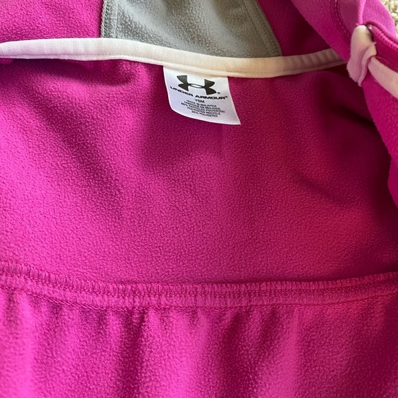 Girls Athletic hoodie jacket YSM Under Armor - Picture 4 of 7
